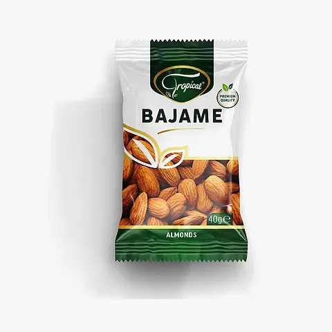 Paketimi 40 g i bajameve Tropical