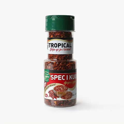 Spec i Kuq i Djegës i Grirë – Shishe